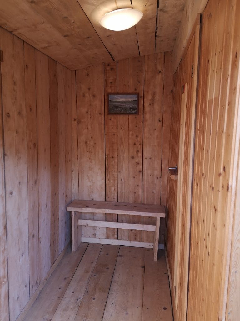 Sauna aus Altholz selber bauen